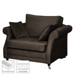 Fauteuil Killara Velours - Marron foncé