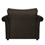 Fauteuil Killara Velours - Marron foncé