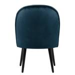 Fauteuil Vinosul I Fluweel - Marineblauw