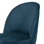 Fauteuil Vinosul I Fluweel - Marineblauw