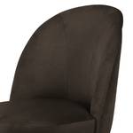 Fauteuil Vinosul II Velours - Marron foncé