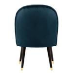 Fauteuil Vinosul II Fluweel - Marineblauw