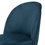 Fauteuil Vinosul II Fluweel - Marineblauw