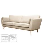 Sofa Lauwe (3-Sitzer) Webstoff - Creme