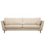 Sofa Lauwe (3-Sitzer) Webstoff - Creme