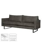 Sofa Liel I (2,5-Sitzer) Antiklederlook - Microfaser Priya: Anthrazit