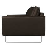 Sofa Liel I (2,5-Sitzer) Antiklederlook - Samt Onoli: Espresso