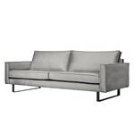 3-Sitzer Sofa Liel Samt Onoli: Hellgrau