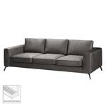 Sofa Sanchez I (3-Sitzer) Samt Onoli: Rauchgrau