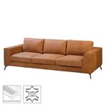 Sofa Sanchez I (3-Sitzer) Echtleder Kena: Cognac