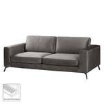 Sofa Sanchez I (2,5-Sitzer) Samt Onoli: Rauchgrau