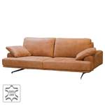 Sofa Hendra I (3-Sitzer) Echtleder - Cognac