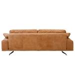 Sofa Hendra I (3-Sitzer) Echtleder - Cognac