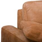 Sofa Hendra I (3-Sitzer) Echtleder - Cognac