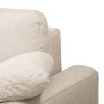 Sofa Hendra II (3-Sitzer) Webstoff - Webstoff Delea: Beige