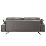 Sofa Hendra II (2-Sitzer) Webstoff - Samt Onoli: Rauchgrau