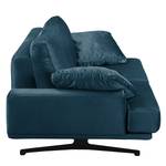 Sofa Hendra II (2-Sitzer) Webstoff - Samt Onoli: Marineblau