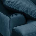 Sofa Hendra II (2-Sitzer) Webstoff - Samt Onoli: Marineblau