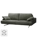 Sofa Hendra I (3-Sitzer) Echtleder - Anthrazit