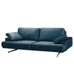 Sofa Hendra II (3-Sitzer) Webstoff - Samt Onoli: Marineblau