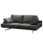 Sofa Hendra II (2-Sitzer) Webstoff - Samt Onoli: Bisonbraun