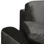 Sofa Hendra II (2-Sitzer) Webstoff - Samt Onoli: Bisonbraun