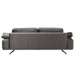 Sofa Lurrip II (3-Sitzer) Webstoff - Samt Onoli: Rauchgrau