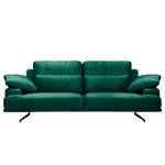 Sofa Lurrip II (3-Sitzer) Webstoff - Samt Onoli: Antikgrün