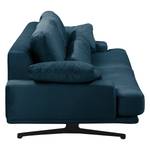 Sofa Lurrip II (2-Sitzer) Webstoff - Samt Onoli: Marineblau