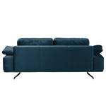 Sofa Lurrip II (2-Sitzer) Webstoff - Samt Onoli: Marineblau