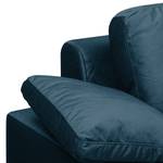 Sofa Lurrip II (2-Sitzer) Webstoff - Samt Onoli: Marineblau