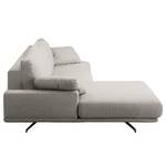 Ecksofa Hendra II Webstoff - Webstoff Delea: Grau - Longchair davorstehend links