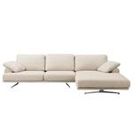 Ecksofa Hendra II Webstoff - Webstoff Delea: Beige - Longchair davorstehend rechts