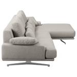 Ecksofa Lurrip II Webstoff - Webstoff Delea: Grau - Longchair davorstehend rechts