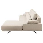 Ecksofa Lurrip II Webstoff - Webstoff Delea: Beige - Longchair davorstehend rechts