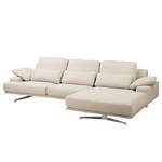 Ecksofa Lurrip II Webstoff - Webstoff Delea: Beige - Longchair davorstehend rechts