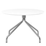 Table basse Lola I Blanc / Chrome