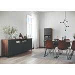 Buffet haut Daxx I Anthracite / Noyer