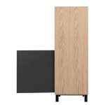 Highboard Score Echtholzfurnier - Eiche / Anthrazit