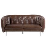 Sofa Los Andes (2,5-Sitzer) Echtleder - Braun