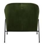 Fauteuil Lubz fluweel - donkergroen