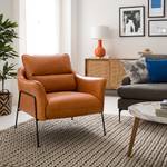 Fauteuil Knokke I echt leer - cognackleurig