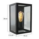 Applique murale Outdoor Collection Verre transparent / Aluminium - 1 ampoule