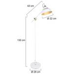 Lampadaire Mexlite I Fer - 1 ampoule - Blanc