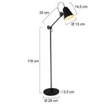 Lampadaire Dolphin Fer - 1 ampoule