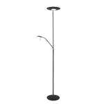 Lampadaire LED Zodiac I Acier - 2 ampoules - Noir