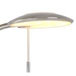 Staande LED-lamp Zodiac I staal - 2 lichtbronnen - Zilver