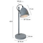 Lampe Mexlite II Acier / Verre transparent - 1 ampoule