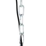 Suspension Bikkel III Acier / Verre - 1 ampoule - Gris