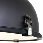 Hanglamp Bikkel III staal/glas - 1 lichtbron - Zwart